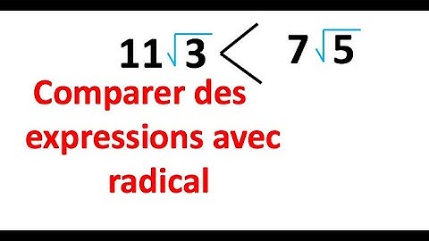 Comparer des nombres réels