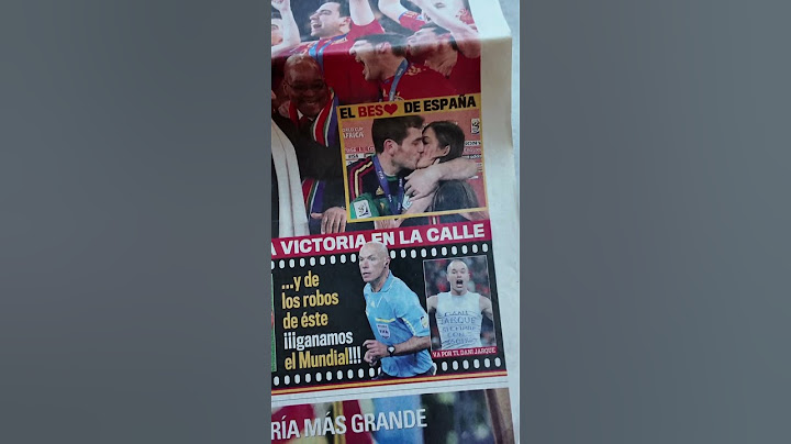 What did the newspapers say when Spain won the World Cup?