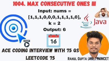 1004. Max Consecutive Ones III | LeetCode | Solution in Hindi 🔥