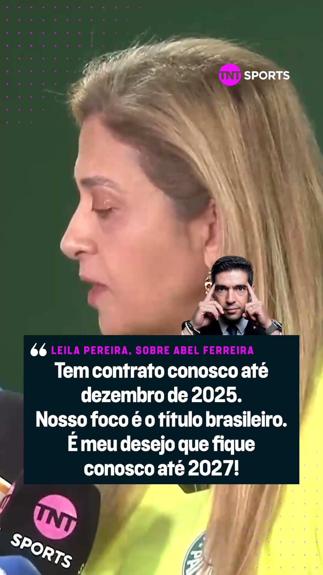 EITA! LEILA PEREIRA DIZ ATÉ QUANDO QUER ABEL FERREIRA NO PALMEIRAS!