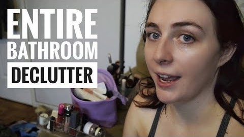 Entire Bathroom Declutter 💄Makeup & Beauty Clean Out ✨ Organization ASMR Soft Spoken