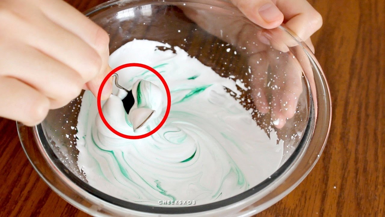 Making 4 Types of DIY Slime with Weird Mixing Objects Challenge! - YouTube