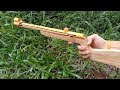 Great idea to make a powerful slingshot. from PVC pipe and wood - หนังสติ๊ก VS กระป๋อง