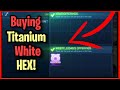 Buying a Titanium White Hex From a SCAMMER! (Scammer) Rocket League