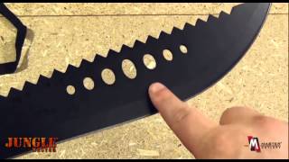 Jungle Master (Master Cutlery) JM-031B Machete Product Video