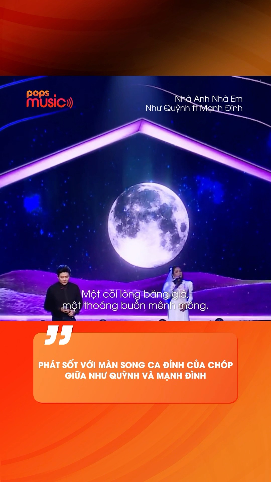 Phát sốt với màn song ca đỉnh của chóp giữa Như Quỳnh và Mạnh Đình #NhaAnhNhaEm #NhuQuynh #ManhDinh