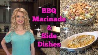 BBQ Chicken Marinade | Grape Salad | Skillet Mexican Street Corn