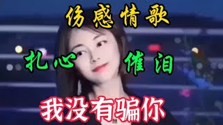 伤感情歌《我没有骗你》旋律忧伤 句句扎心催泪 太好听了值得收藏【情歌音乐汇红果儿】