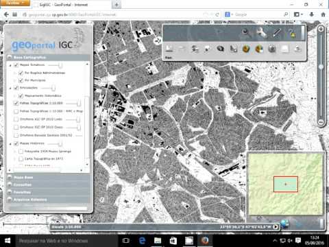 Usando o Geoportal IGC