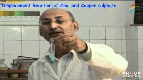 Displacement Reaction of Zinc and Copper sulphate