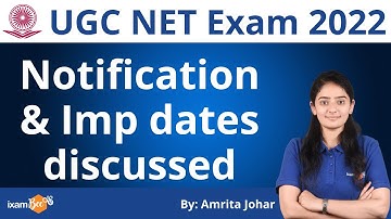 UGC NET Exam 2022 | Notification & Imp dates discussed | By Amrita Kaur