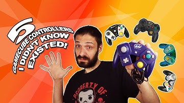 FIVE GAMECUBE CONTROLLERS I DIDN