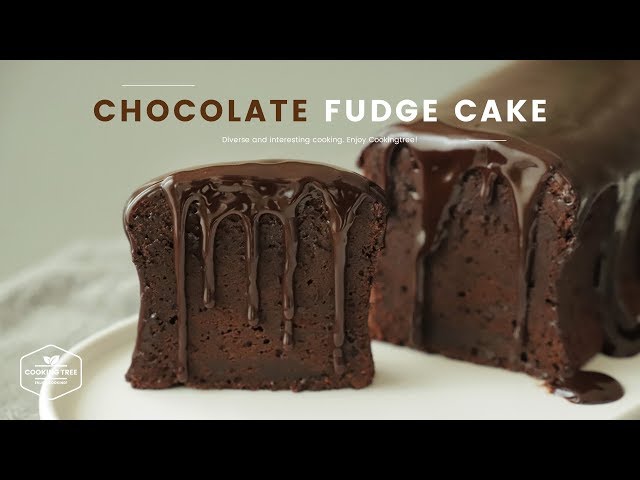 초콜릿 퍼지 케이크 만들기 : Chocolate Fudge Cake Recipe | Cooking tree