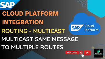 SAP Cloud Platform Integration | Routing - Multicast | Multicast Same Message to Multiple Routes