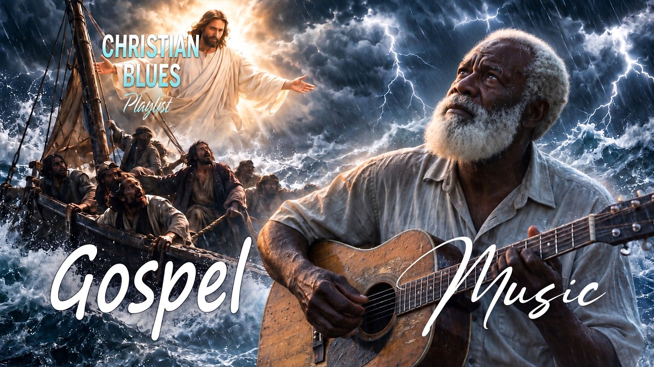 ✨ Gospel Blues – Jesus, Carry Me When I Cannot Go On | Relaxing Gospel Blues for Calm & Restoration