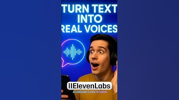 How to Turn Text Into Real Voices with ElevenLabs!