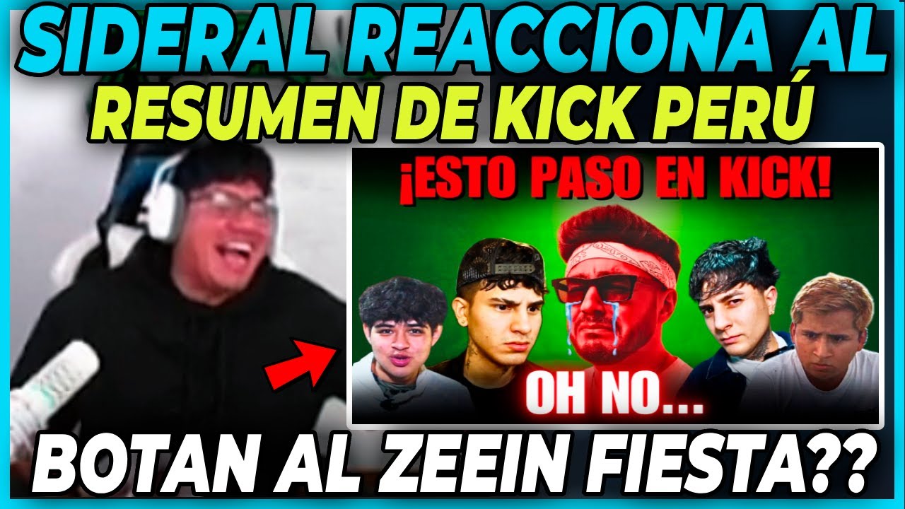 😲BOTAN AL ZEEIN FIESTA? 😲 SIDERAL REACCIONA A VIVO POR EL STREAMING 7 DE SEPTIEMBRE | FULL BURLAS