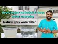 Grey Water Filter / Grey Water Recycling / How to Recycle Kitchen Waste Water, Bangalore, India.