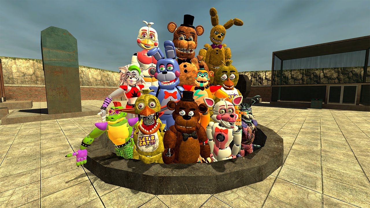 EXPLODING SIREN RAINBOW FNAF SECURITY BREACH ANIMATRONICS IN BONEWORKS ...
