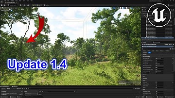 Swaying Trunk Feature | Update 1.4 | Broadleaf Maple Trees Biome #unrealengine #UE5 #gamedev