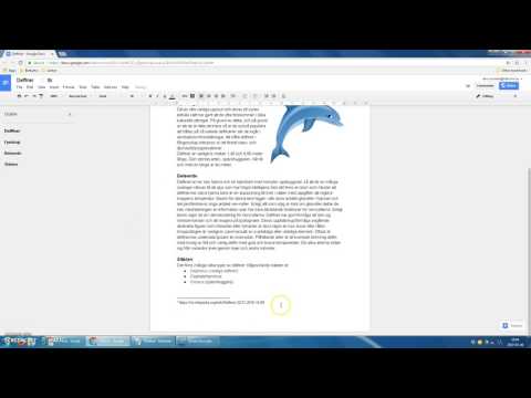 Google Docs: Fotnoter