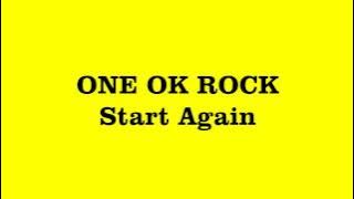 ONE OK ROCK - Start Again (Lyrics Video)