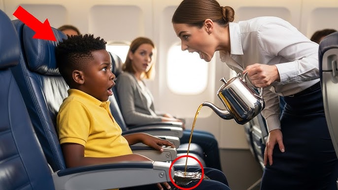 Flight Attendant Poured Boiling Tea on a Black Boy's Legs — 10 Minutes Later, the Jet Never Took Off - YouTube