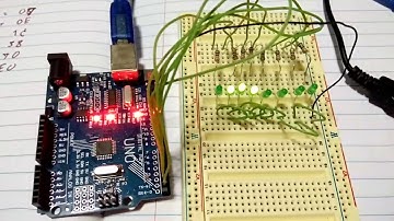 โปรแกรมไฟวิ่ง Arudino Uno ระดับบิท วิ่งหลายแบบ