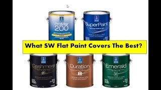 What Sherwin Williams Flat Paint Covers The Best