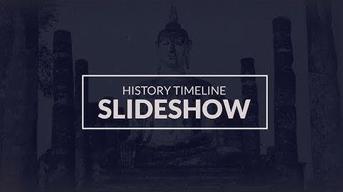 History Timeline Slideshow | After Effects Template | Videohive