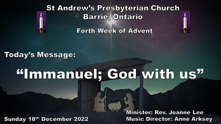 "Immanuel; God with us'"