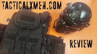TacticalXMen.com - Plate Carrier and Assault Helmet - Review