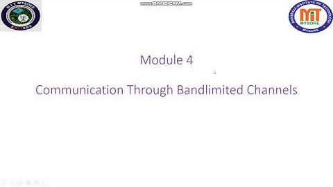 DC Module_4_1_ PAM Through Baseband Bandlimited Channels