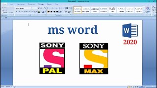 Sony Max Logo Tutorial || Ms word || By ideepakpatel71 screenshot 5