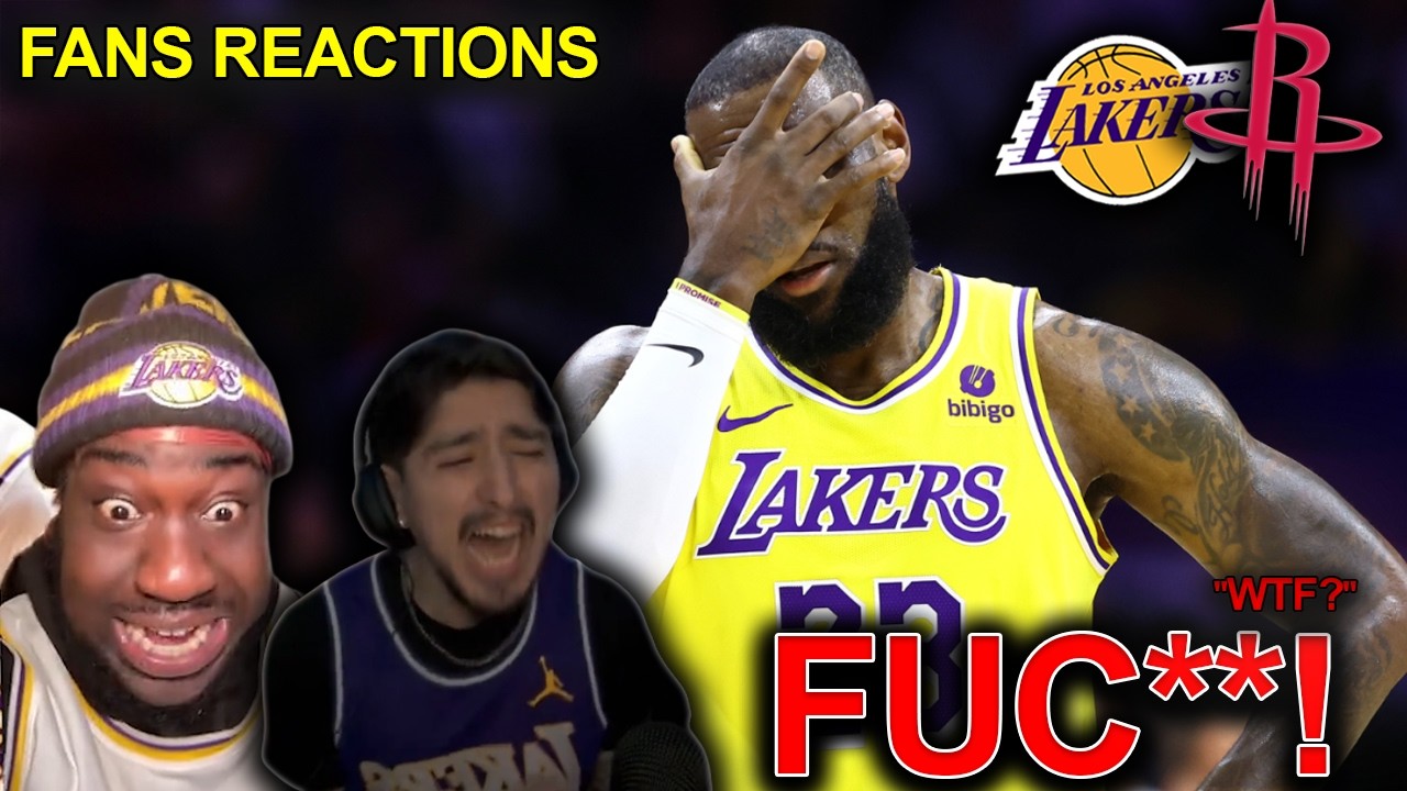 Lakers fans reaction to the Rockets beating the Lakers in Game 5 😭 ...