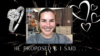 HE PROPOSED......