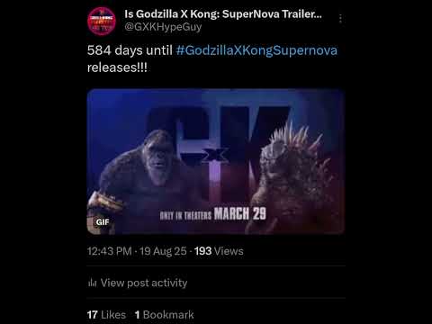 Godzillaxkongsupernova Godzilla Kong Gxk Godzillaxkong Monsterverse 