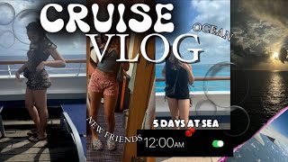 SPRING BREAK CRUISE VLOG: travel with me for 5 days to the Bahamas | deck parties ,new friends |