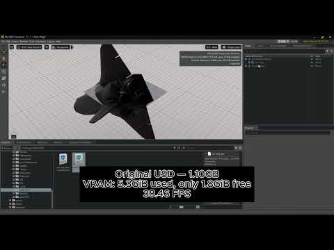 Half the File Size, More VRAM Headroom — 3D Optimization for Omniverse