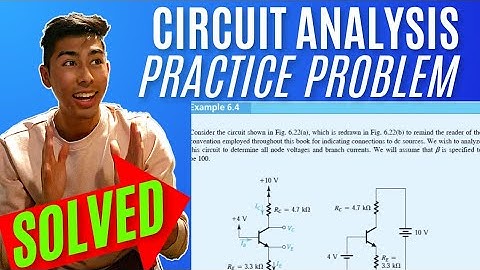Electronics I (BJP): Example 6.4 Consider the circuit shown in Fig. 6.22(a), which is redrawn in ...