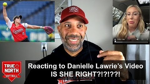 Danielle Lawrie Video Reaction - Data vs Competing - Softball with Coach Bradley T