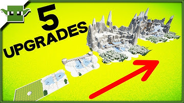 Minecraft Igloo - 5 Upgrades Speed Build Timelapse