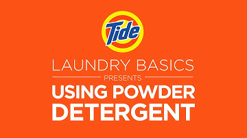 Tide Powder | Laundry Tips: How to Use Powder Detergent