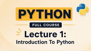 Introduction To Python |  Python Full Course Begineers To Advance | Coding Success