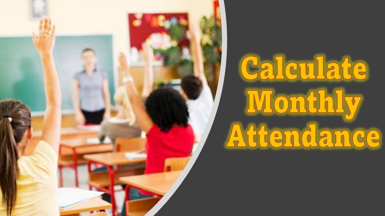How To Calculate Monthly Percentage Attendance In Small Basic YouTube How To Calculate Monthly Percentage Attendance In Small Basic YouTube