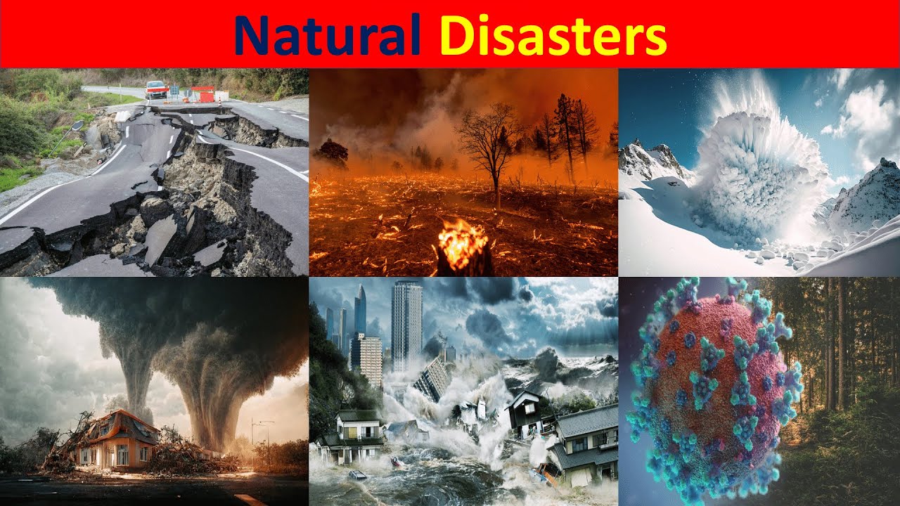 Natural Disaster Names for Kids| Learn Natural Disasters Names Vocabulary। List of natural Disasters - YouTube