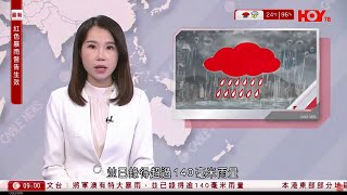 有線新聞 1000 新聞報道｜紅雨｜將軍澳雨量超過140毫米　迴旋處水浸　有斜坡山泥傾瀉｜即時新聞｜港聞｜兩岸國際｜資訊｜HOY TV NEWS｜ 20240504