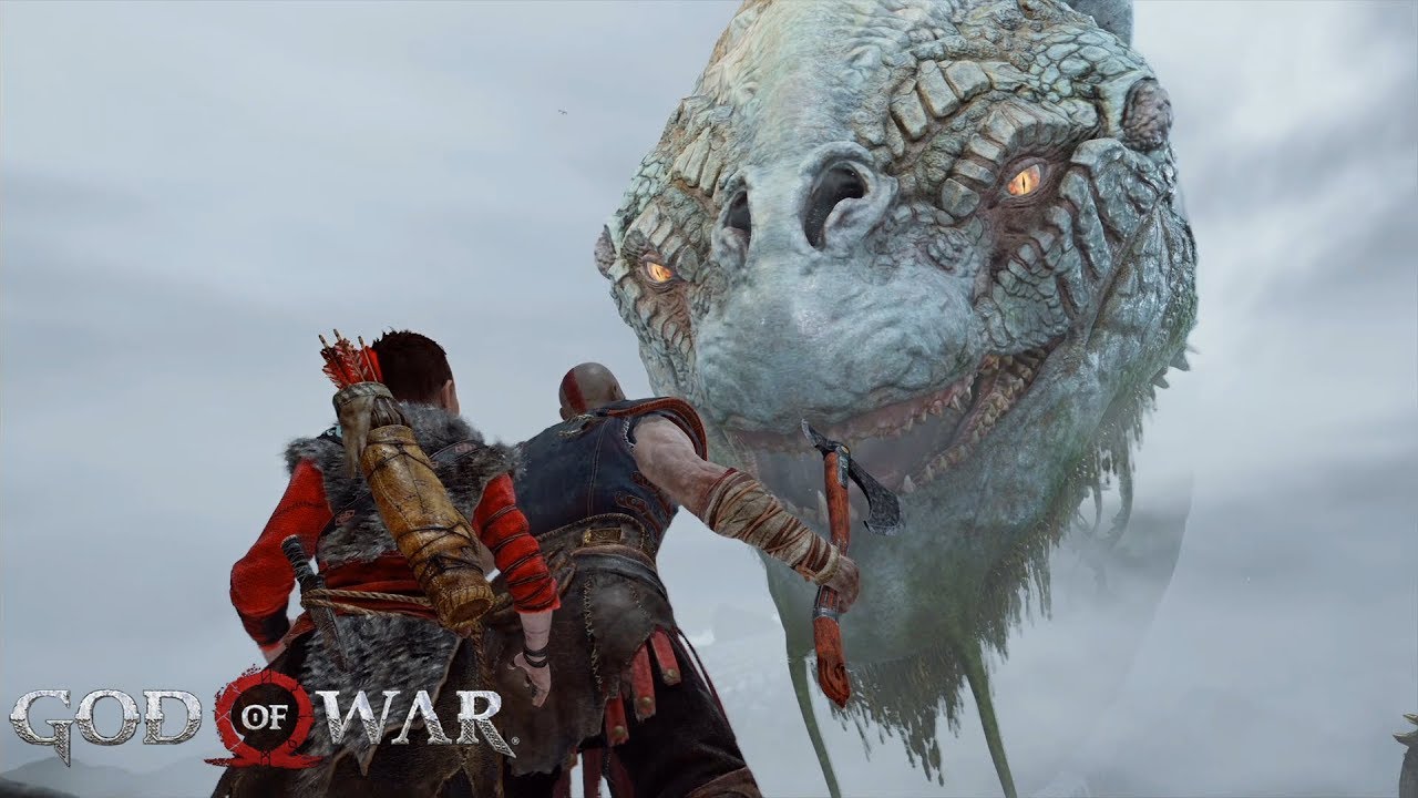 4 Gow ヨルムンガンド登場 ゴッドオブウォー実況プレイ 難易度hard God Of War Youtube