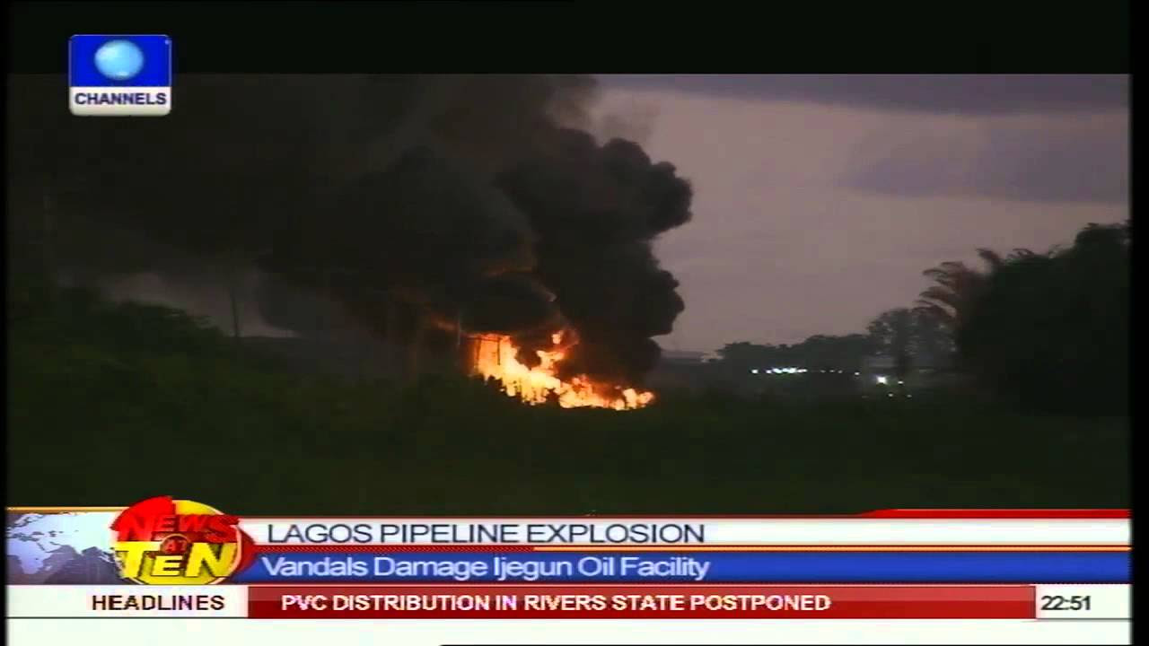 Ijegun Oil Facility Damaged By Vandals Causes Explosion