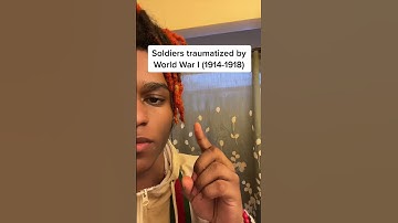 Thumbnail of Soldiers traumatized by World War I (1914-1918) #shorts